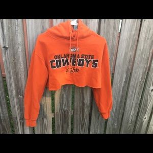 Cropped College Hoodie